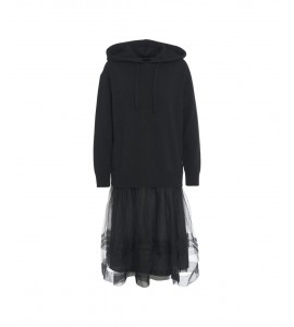 JUCCA ABITO FELPA E TULLE