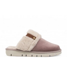 GRUNLAND Ciabatta con eco pelliccia | LOXI