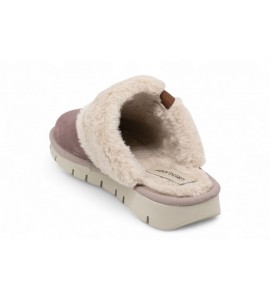 GRUNLAND Ciabatta con eco pelliccia | LOXI