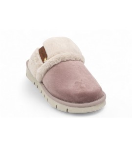 GRUNLAND Ciabatta con eco pelliccia | LOXI