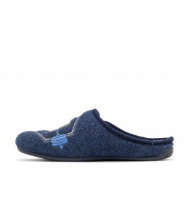 GRUNLAND Ciabatta in feltro con ricamo | ORMI