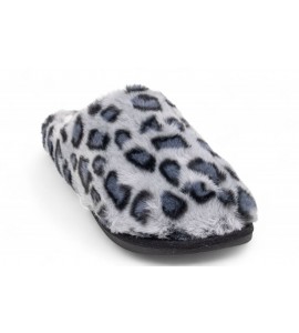 GRUNLAND Ciabatta peluche animalier | KANT