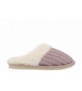 GRUNLAND Ciabatta in maglia e peluche | KANT