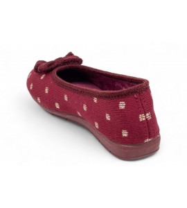 GRUNLAND Pantofola con fiocco | TEXI