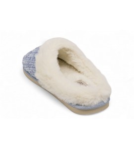 GRUNLAND Ciabatta in maglia e peluche | KANT