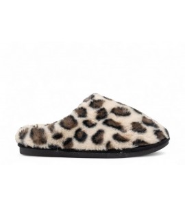 GRUNLAND Ciabatta peluche animalier | KANT