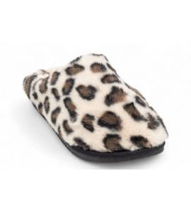 GRUNLAND Ciabatta peluche animalier | KANT