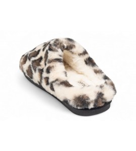 GRUNLAND Ciabatta peluche animalier | KANT