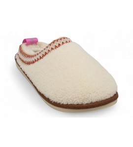 GRUNLAND Ciabatta etnica in teddy | KANT