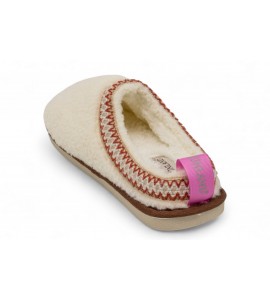 GRUNLAND Ciabatta etnica in teddy | KANT