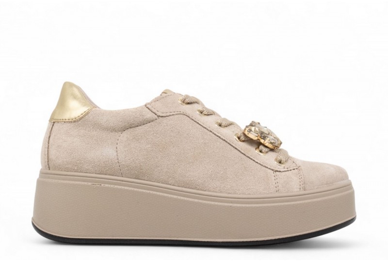 IGI E CO sneaker in camoscio