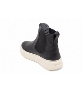 NERO GIARDINI CHELSEA IN PELLE