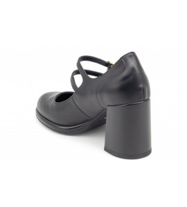 NERO GIARDINI maryjane con cinturini