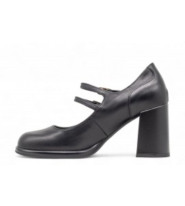 NERO GIARDINI maryjane con cinturini