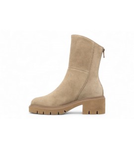 NERO GIARDINI stivaletto in pelle scamosciata