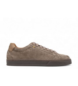 DOUCAL'S Sneaker in suede espresso