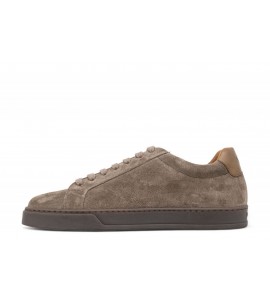 DOUCAL'S Sneaker in suede espresso