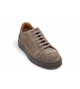 DOUCAL'S Sneaker in suede espresso