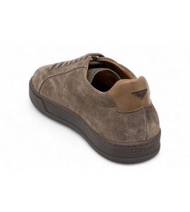 DOUCAL'S Sneaker in suede espresso