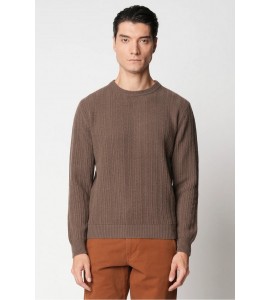 BELLWOOD Girocollo a coste in lana e cashmere