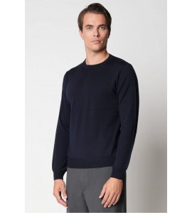 BELLWOOD Girocollo rasato in lana merino extrafine fin.14