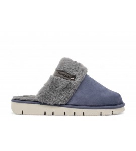 GRUNLAND Ciabatta con eco pelliccia | LOXI