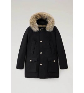 WOOLRICH Arctic Parka in Ramar Cloth con pelliccia removibile