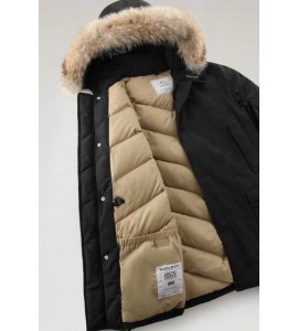 WOOLRICH Arctic Parka in Ramar Cloth con pelliccia removibile