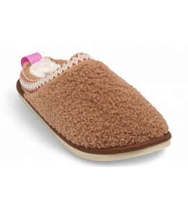 GRUNLAND Ciabatta etnica in teddy | KANT