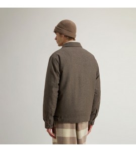 WOOLRICH Giacca a camicia Keating in misto lana italiana riciclata