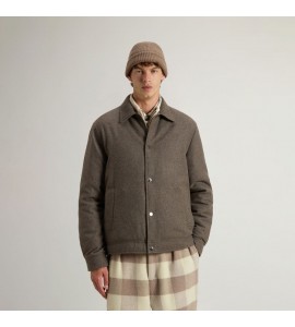 WOOLRICH Giacca a camicia Keating in misto lana italiana riciclata