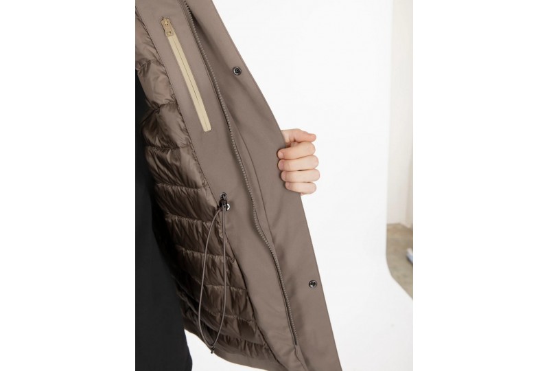 WOOLRICH Soft Shell Barrow Mac coat