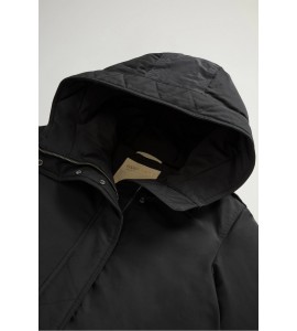 WOOLRICH Giacca imbottita in Ramar Cloth con cappuccio