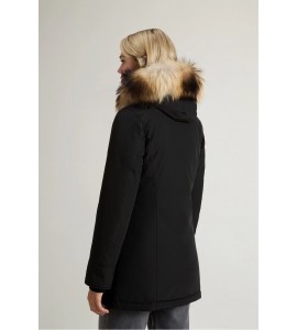 WOOLRICH Arctic Parka in Ramar Cloth con pelliccia removibile