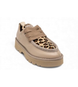 PANCHIC SCARPA ALLACCIATA P009 DONNA IN CAMOSCIO