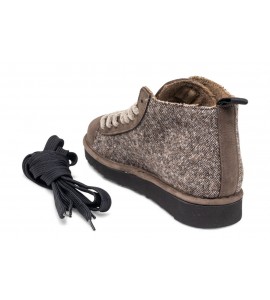 PANCHIC polacchino P001 in tessuto e camoscio