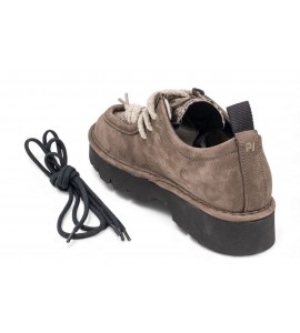 PANCHIC SCARPA ALLACCIATA P009 UOMO IN TESSUTO E NABUK