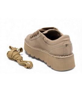 SCARPA ALLACCIATA P003 DONNA IN PELLE