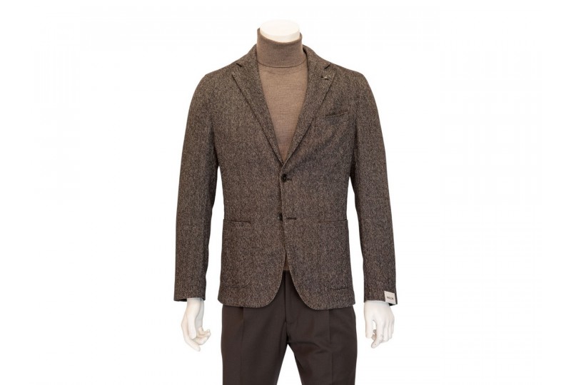 PAOLONI GIACCA TINTA marrone