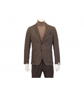 PAOLONI GIACCA TINTA marrone