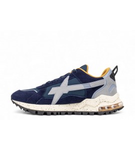 W6YZ BREEZE 3-M Sneakers in tessuto tecnico e suede