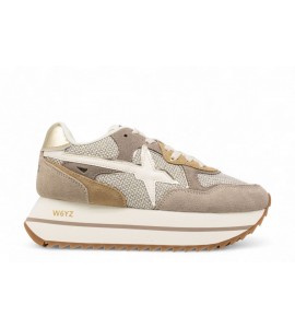 W6YZ DEVA W Sneakers in suede e tessuto tecnico