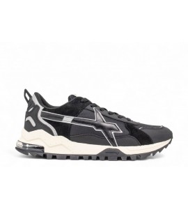 W6YZ BREEZE 3-M Sneakers in tessuto tecnico e suede