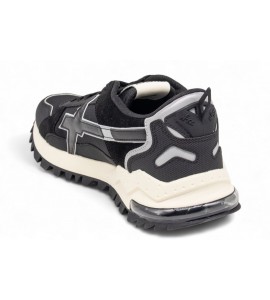W6YZ BREEZE 3-M Sneakers in tessuto tecnico e suede
