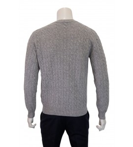 BELLWOOD Girocollo treccia in lana e cashmere