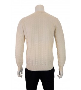 BELLWOOD Girocollo treccia in lana e cashmere