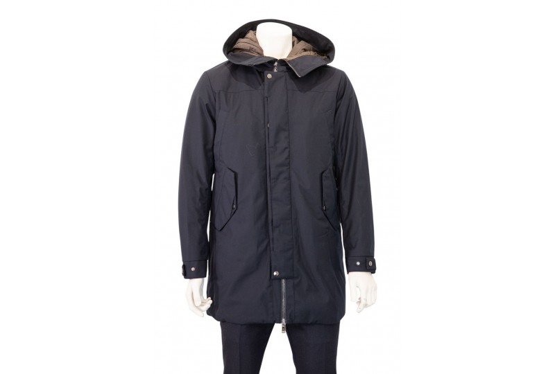 ONTHEBUND parka blu zermatt