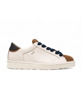 PANCHIC stringata P001 in pelle e camoscio