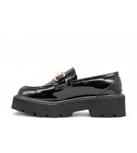 PATRIZIA PEPE mocassino IN PELLE ABRASIVATA