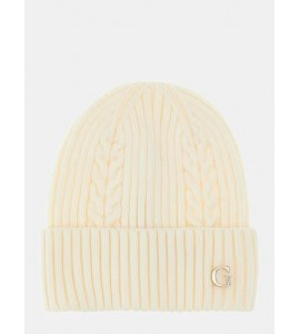 GUESS Cuffia in maglia con logo